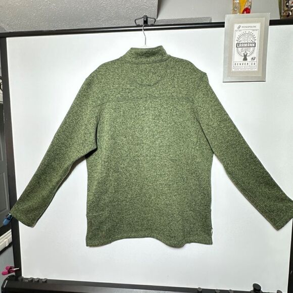 WOOLRICH® 1/4-Zip Sweater / Flannel Lining / Mens Large - Picture 6 of 12